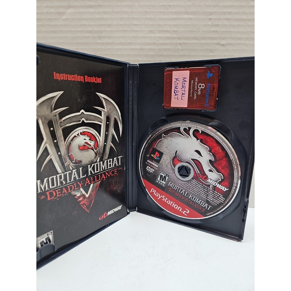 Mortal Kombat Deadly Alliance Sony PlayStation 2 PS2 Complete, Untested - Picture 3 of 4